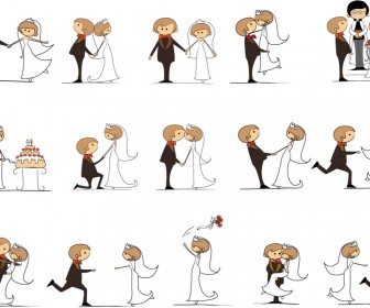 Cartoon-newly-married-vector-336x280