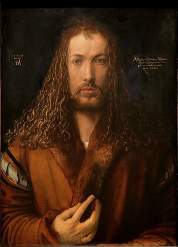 Dürer_-_Selbstbildnis_im_Pelzrock_-_Alte_Pinakothek