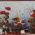 Slika Anđelke Ljumovič, urađena 2014.godine.