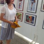 na izlozbi Andjelke Ljumovic. 2019.